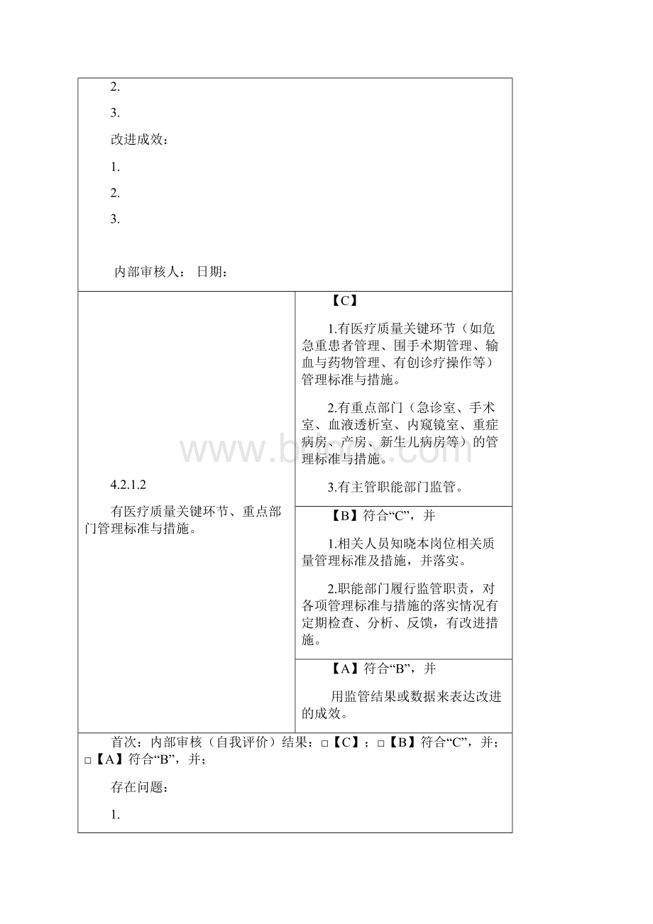 第四章医疗质量安全管理与持续改进 2 医疗质量管理与持续改进13款Word格式.docx_第2页