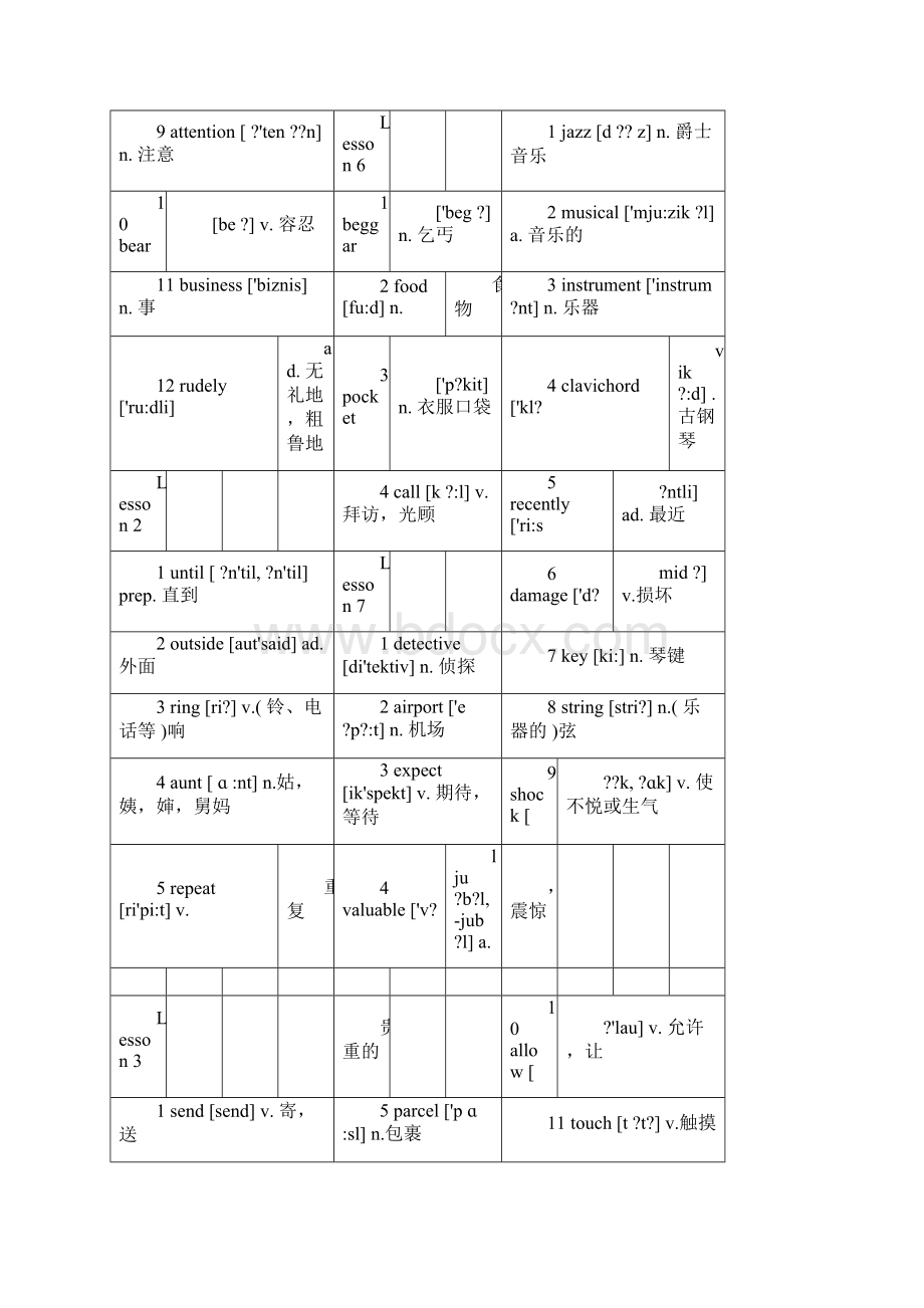 新概念第二册单词表.docx_第2页