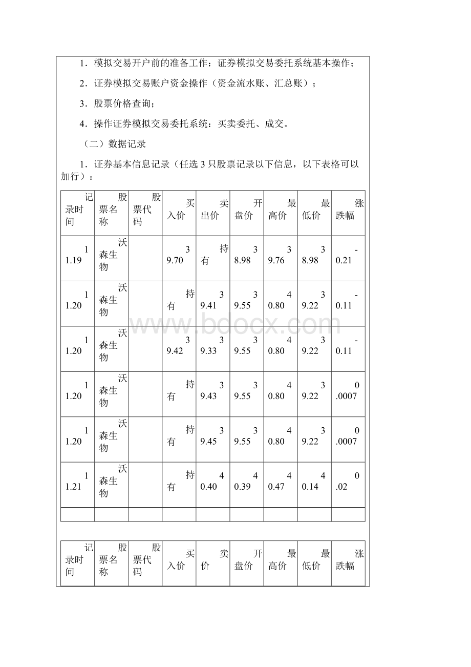 《证券投资学》实验报告书范文.docx_第3页