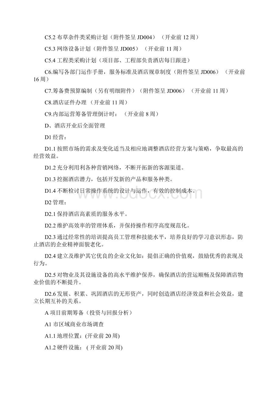 最新酒店筹备计划.docx_第2页