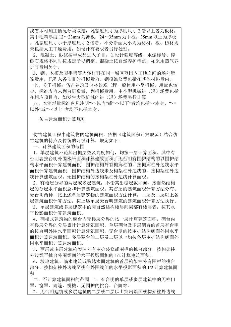 湖南省仿古建筑与园林景观工程编制文档格式.docx_第2页