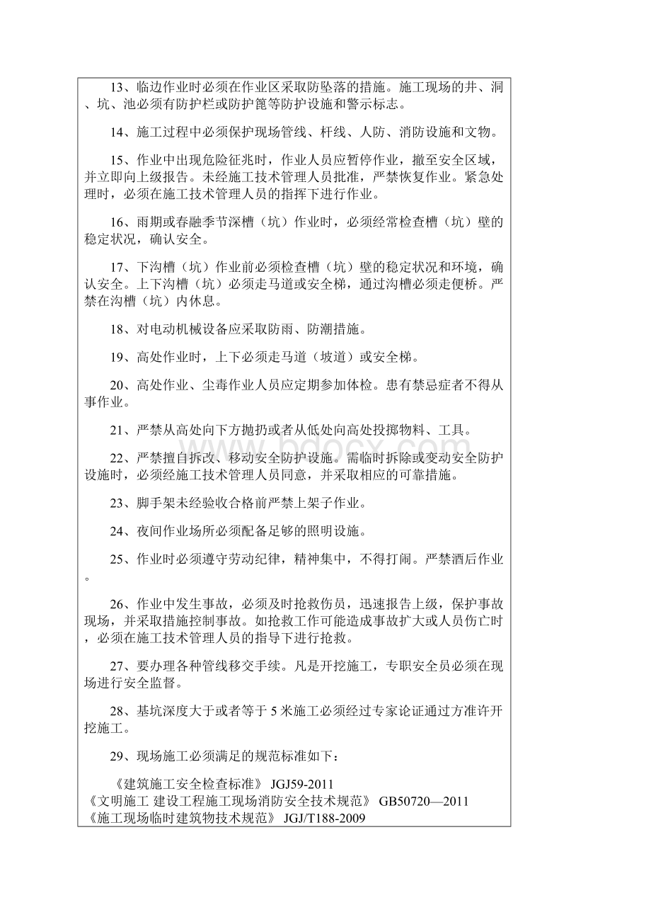 市政项目施工全套安全技术交底.docx_第2页