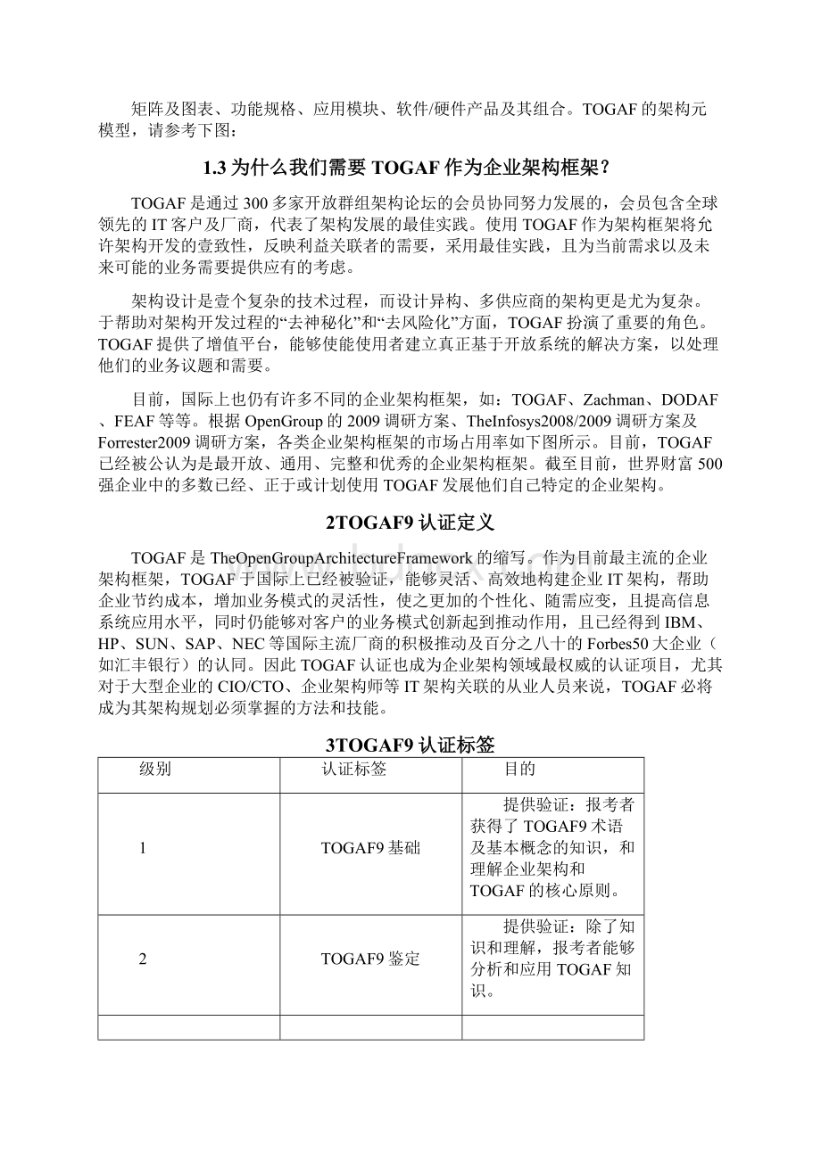 培训体系TOGAF企业架构培训方案.docx_第3页