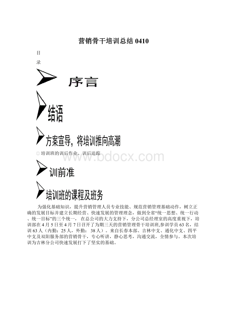 营销骨干培训总结0410Word文档下载推荐.docx