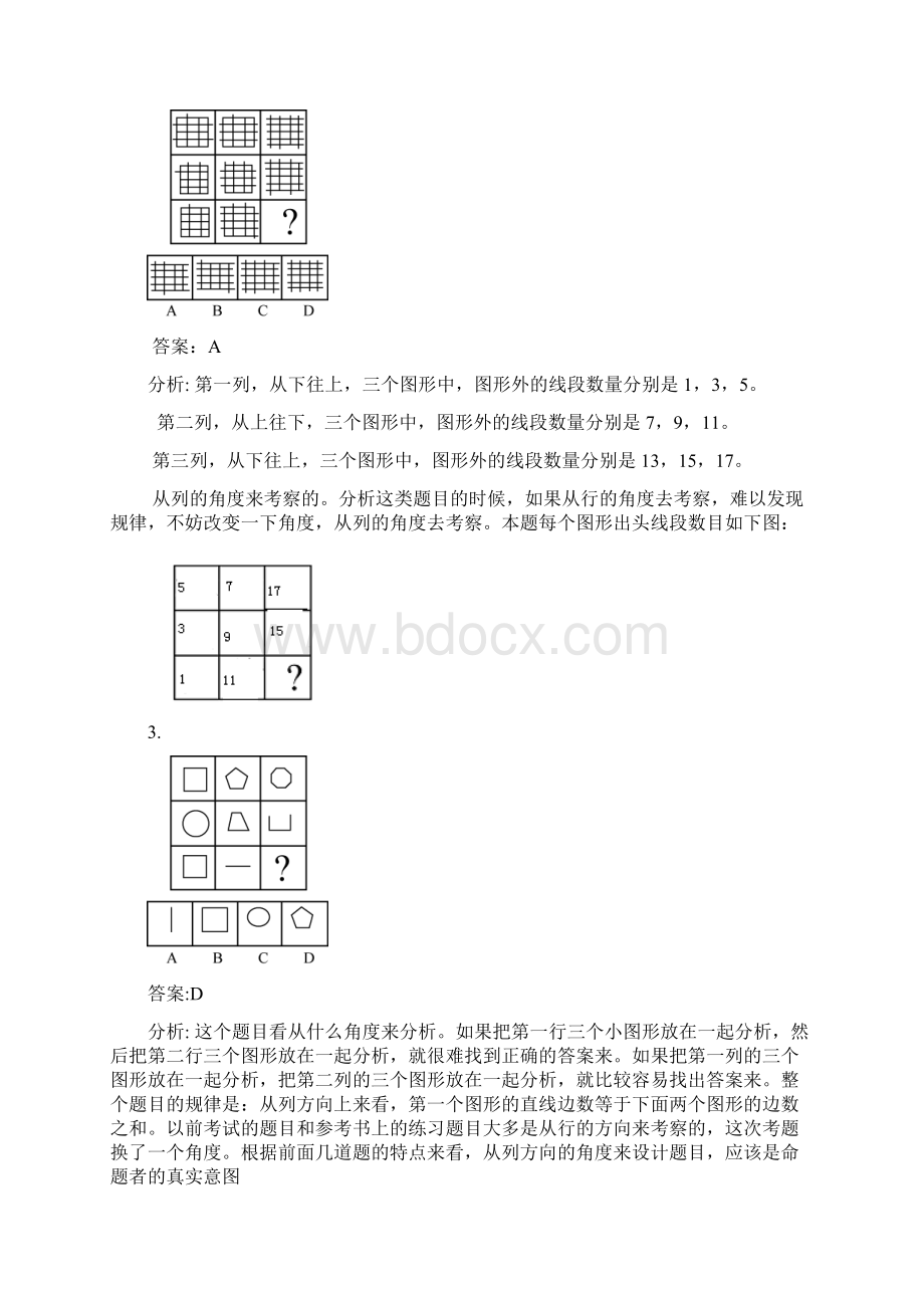 公务员考试必备的最新归纳的图形推理的十大规律.docx_第2页