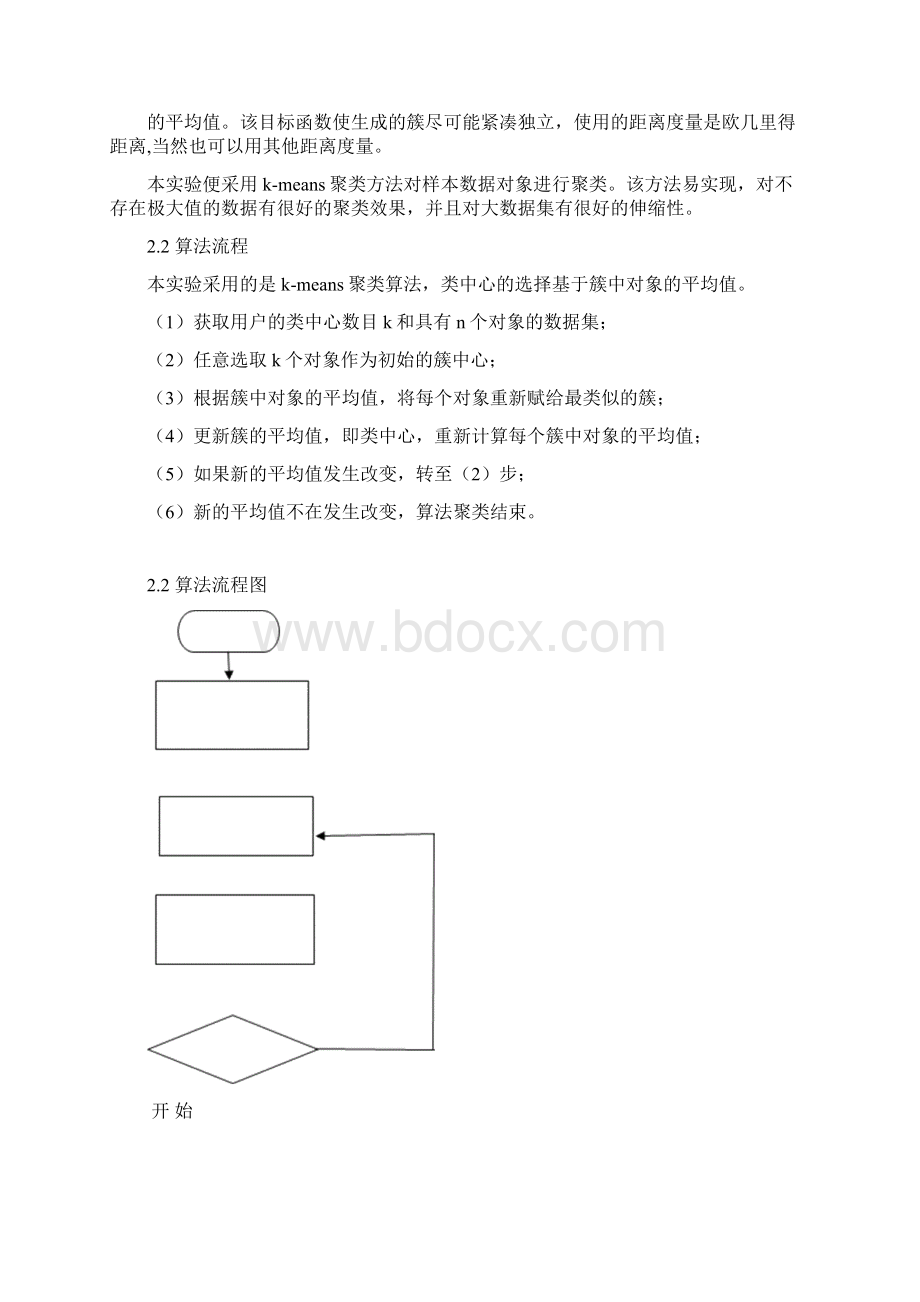 数据聚类实验报告记录附代码文档格式.docx_第2页