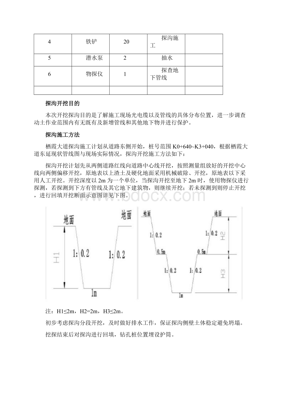 探沟施工方案Word文档下载推荐.docx_第2页