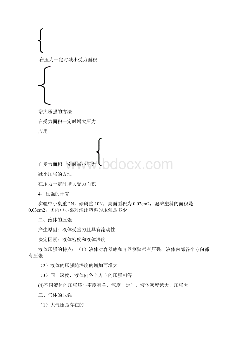 初中物理压强与浮力含练习题.docx_第2页