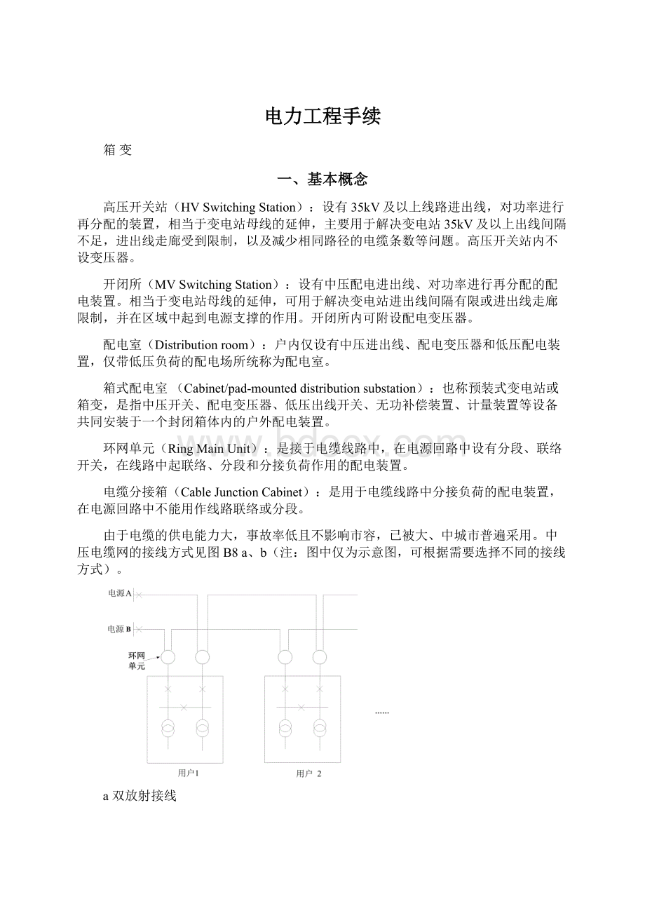 电力工程手续.docx