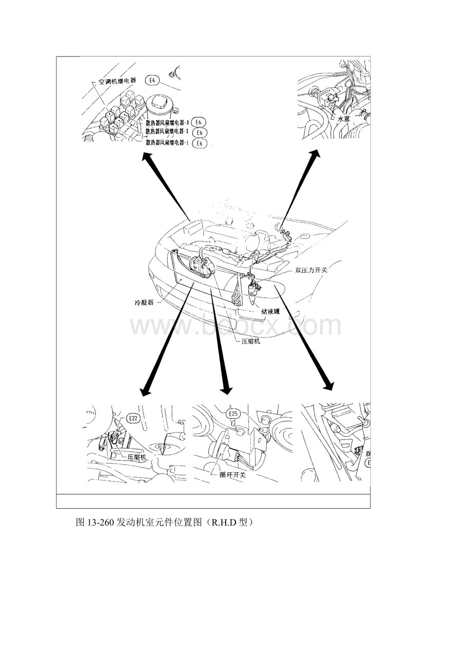 风神蓝鸟轿车空调系统及其检修 05空调系统元件位置与电路图.docx_第3页