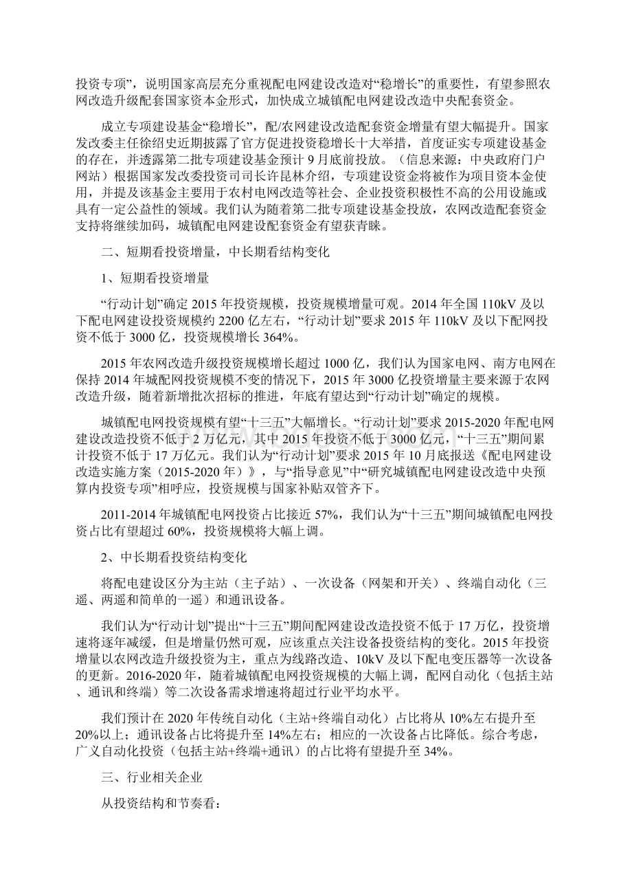 推荐精品配网行业分析报告.docx_第3页