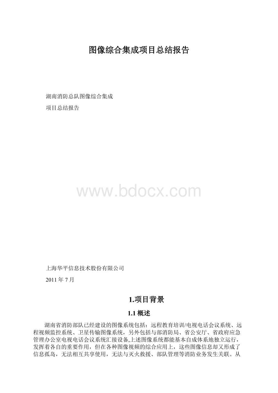 图像综合集成项目总结报告.docx_第1页