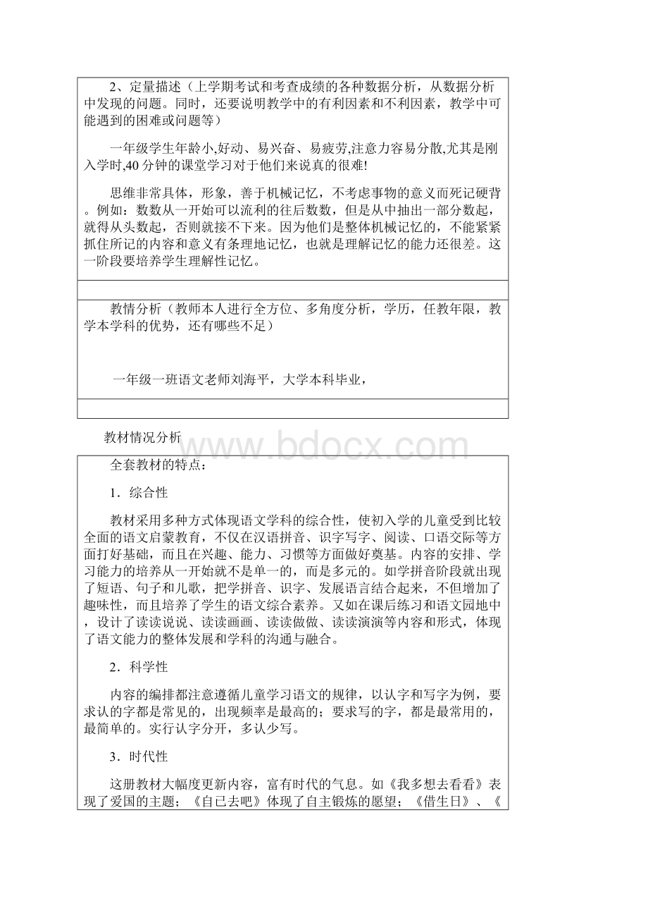 一年语文教学工作计划Word格式.docx_第2页