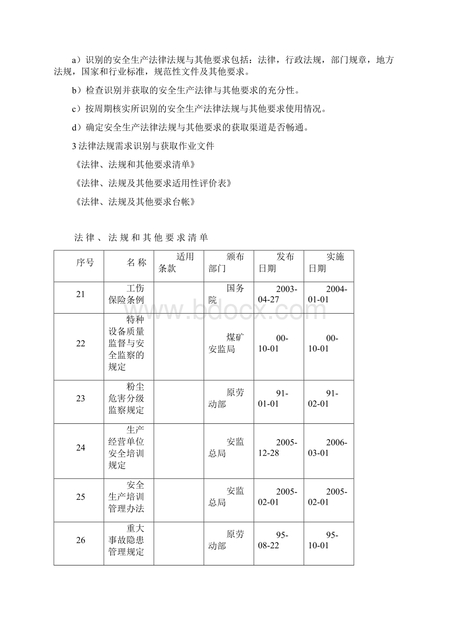 安全生产标准化四法律法规与安全管理制度Word格式文档下载.docx_第3页