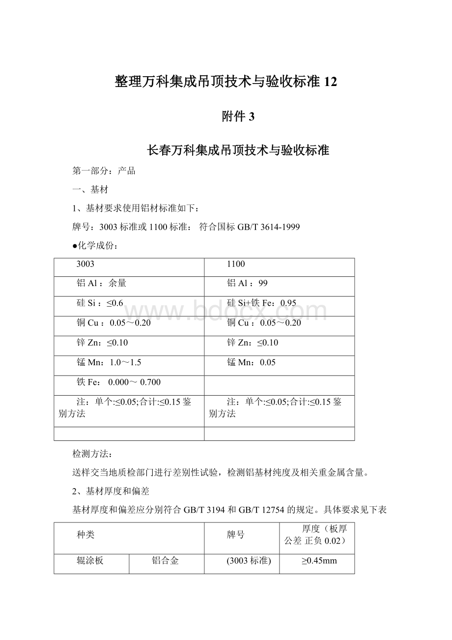 整理万科集成吊顶技术与验收标准12.docx