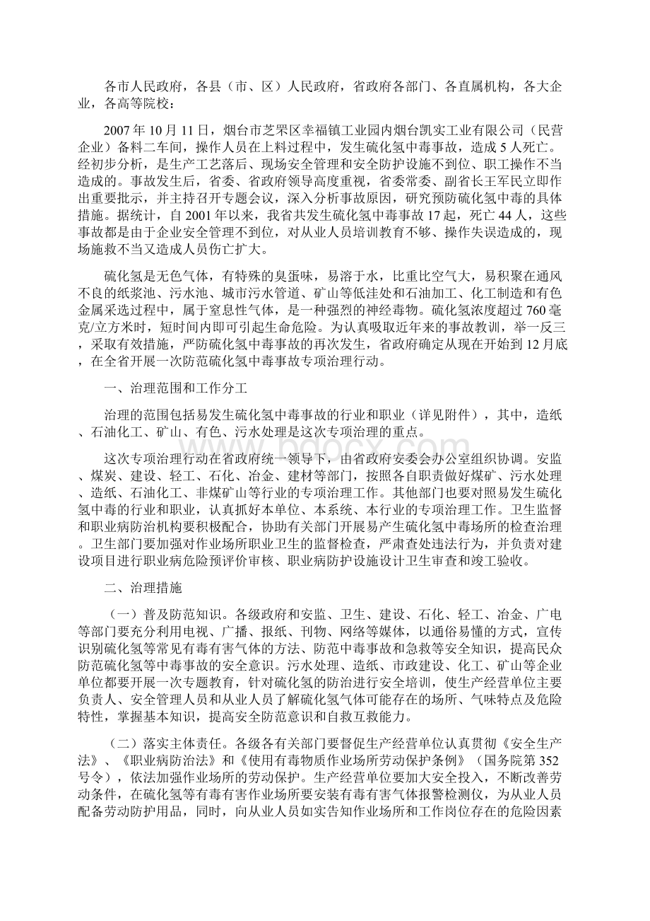 中石化硫化氢防护安全管理规定Word格式文档下载.docx_第3页