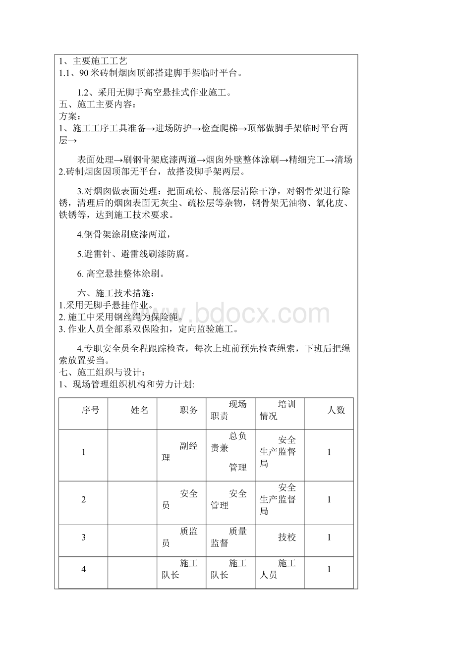 烟囱外壁防腐蚀工程施工方案.docx_第2页