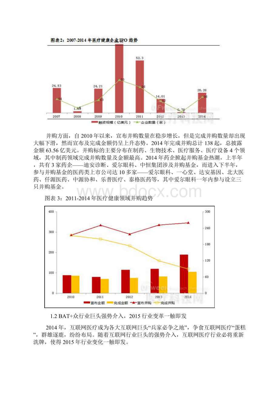 最新最全中国互联网医疗互联网+医疗发展分析报告完整版.docx_第3页