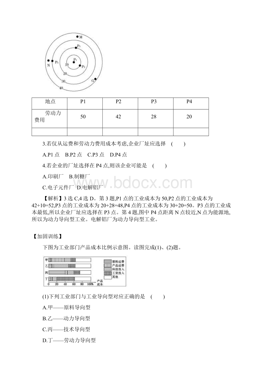 高考冲刺高考地理一轮复习 课时提升作业二十一 91 工业的区位选择Word文档下载推荐.docx_第2页