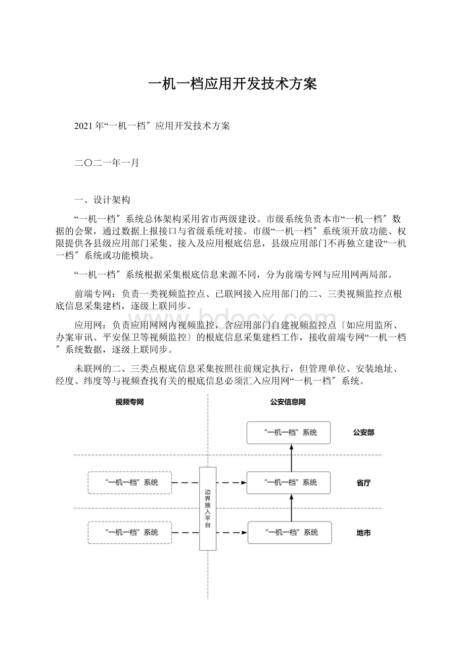 一机一档应用开发技术方案.docx_第1页