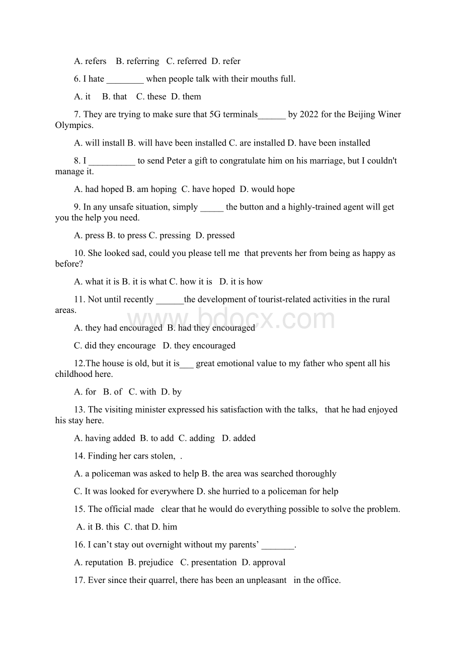 甘肃兰州第一中学高二上学期期末考试英语试题含答案.docx_第2页