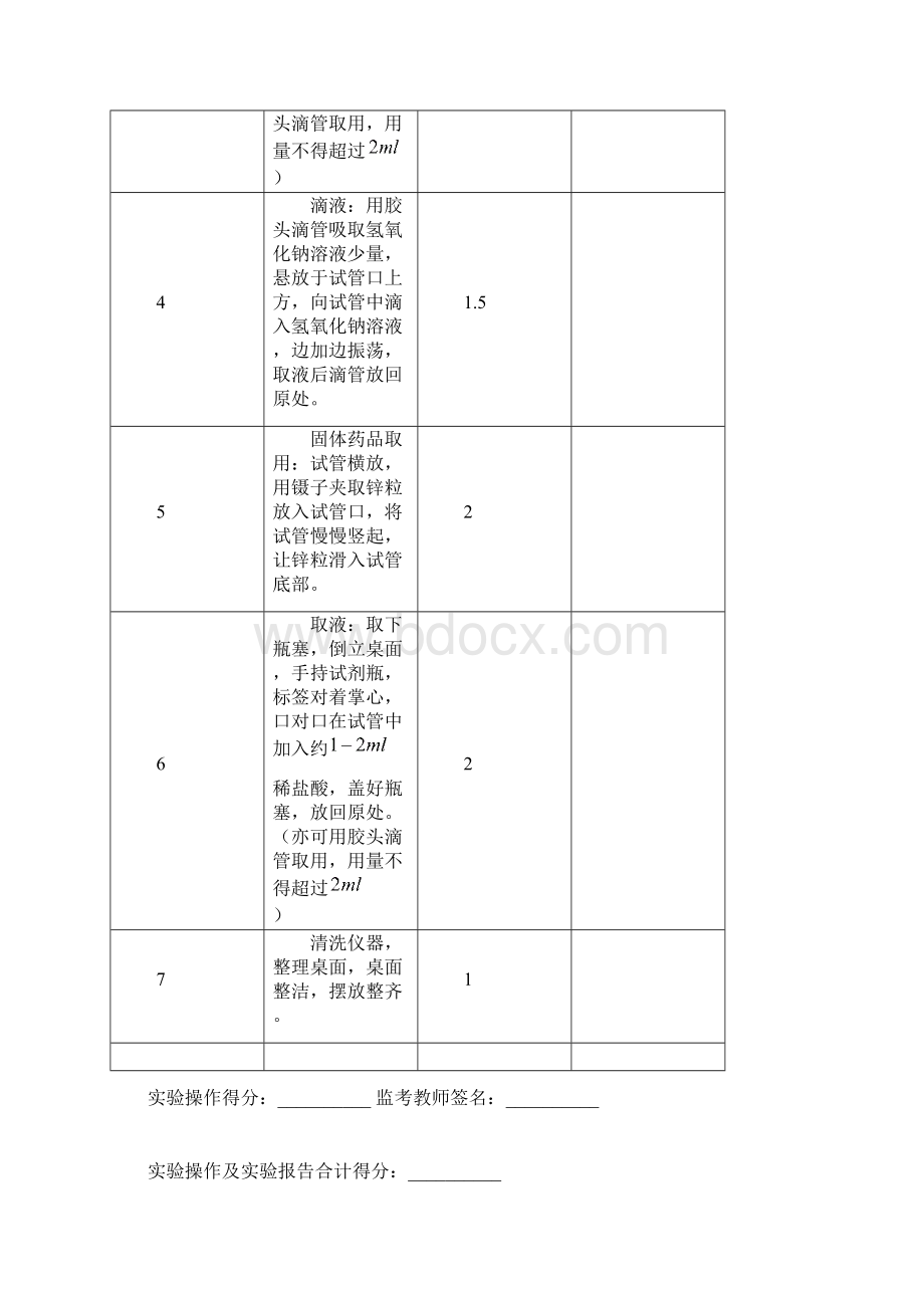 六安市中考化学实验操作模拟试题及实验报告Word文档下载推荐.docx_第3页