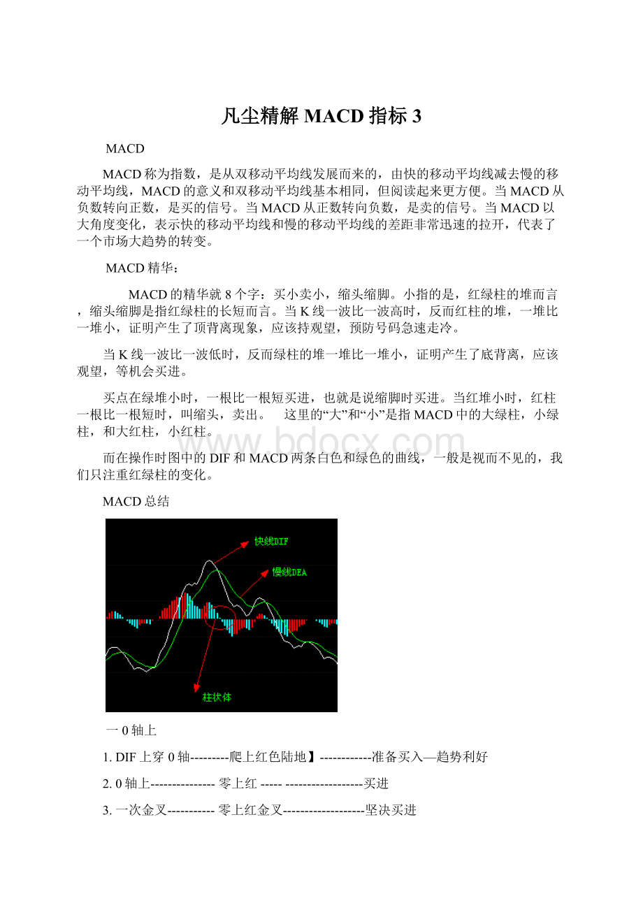 凡尘精解MACD指标3.docx_第1页