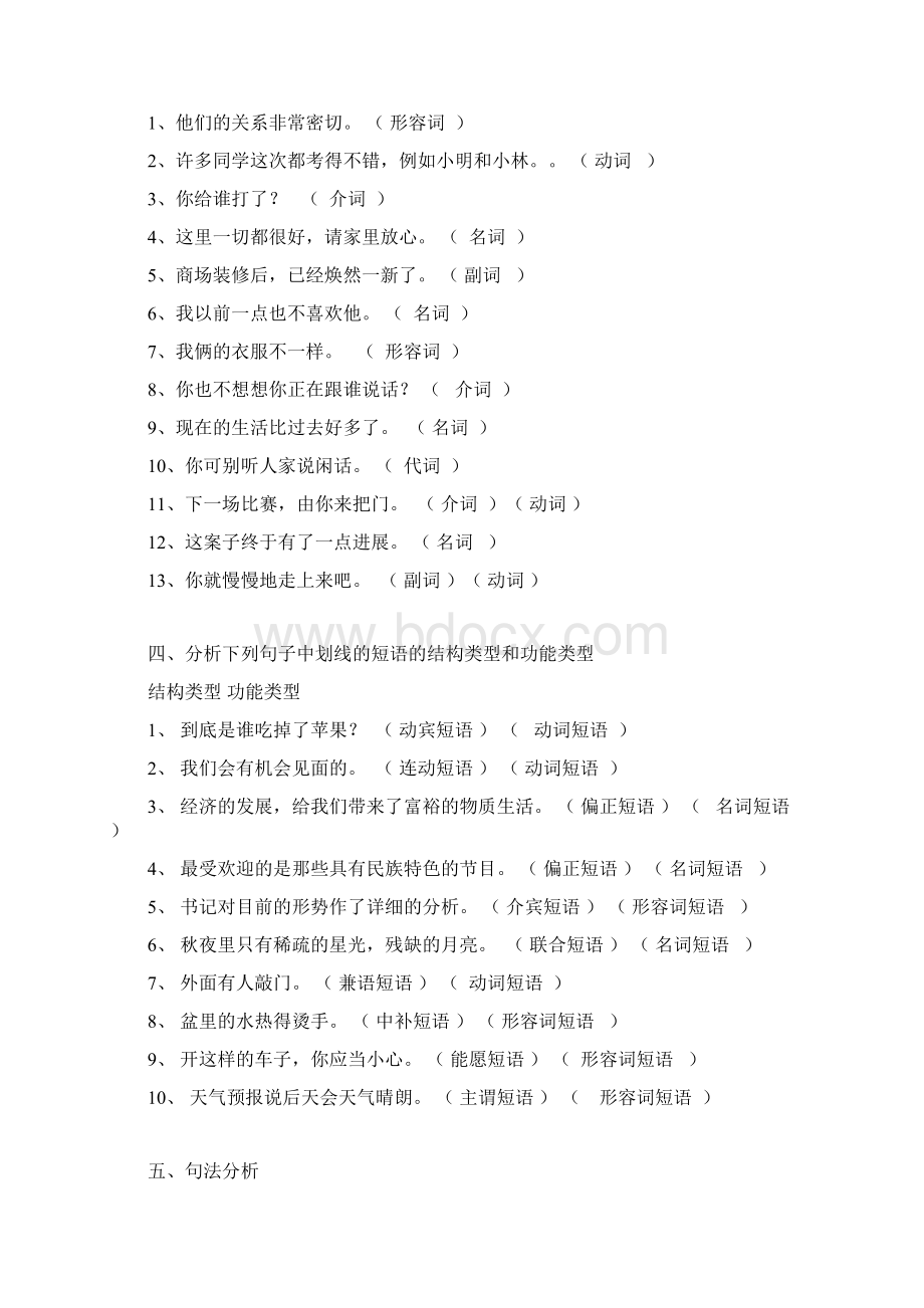 现代汉语练习习题综合内含答案Word格式.docx_第3页