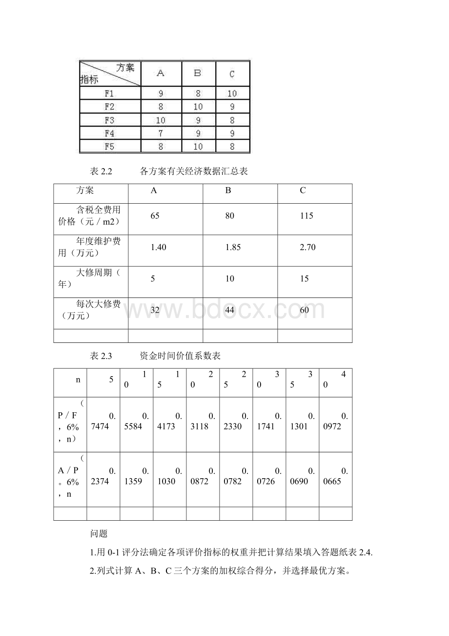 造价工程师案例分析考试真题及答案Word文档格式.docx_第3页