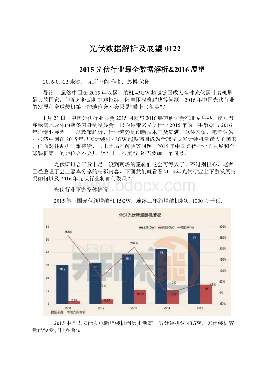 光伏数据解析及展望0122.docx_第1页