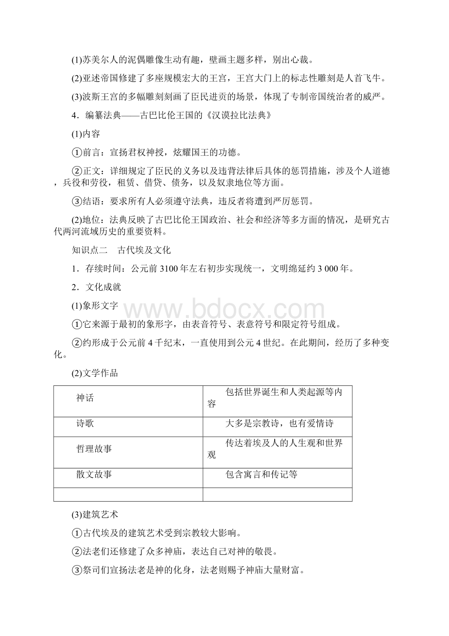 统编版高中历史选择性必修3第二单元丰富多样的世界文化 学案 知识点考点汇总及配套习题第345课.docx_第2页