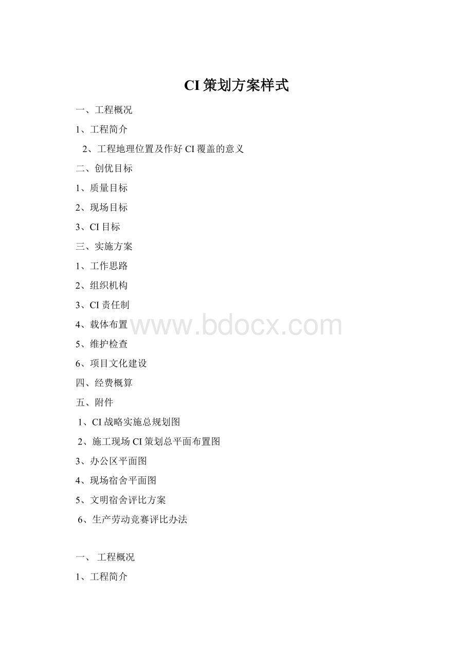 CI策划方案样式Word下载.docx