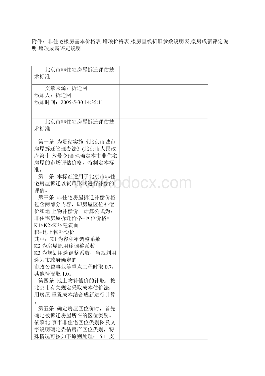 14北京市非住宅楼房估价技术规范京国土房管拆646号文档格式.docx_第2页