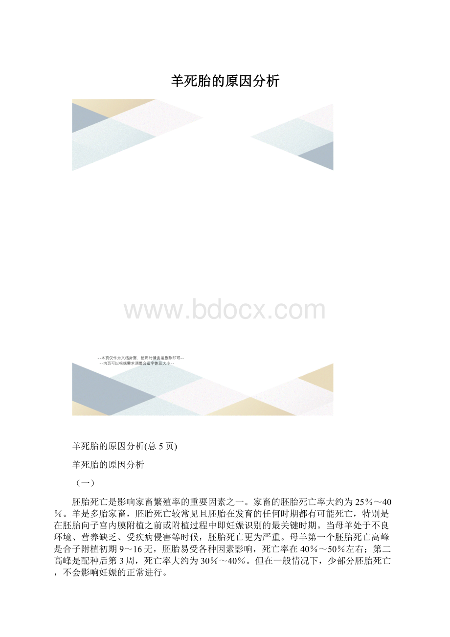 羊死胎的原因分析.docx_第1页