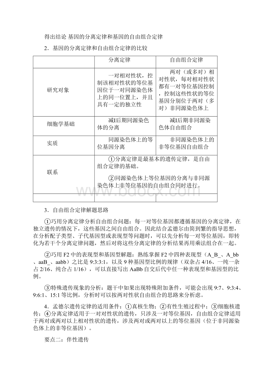 新课标高考生物二轮复习专题五《遗传基本规律》.docx_第2页