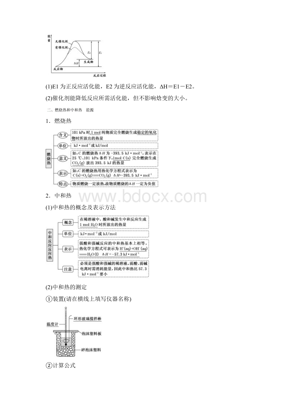 届一轮复习人教版 化学能与热能 学案 1.docx_第3页