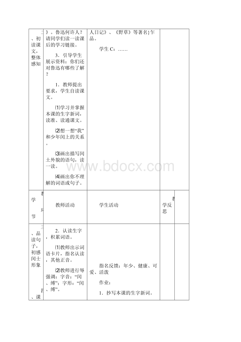 强烈推荐小学语文s版五年级下册教案Word文档格式.docx_第2页