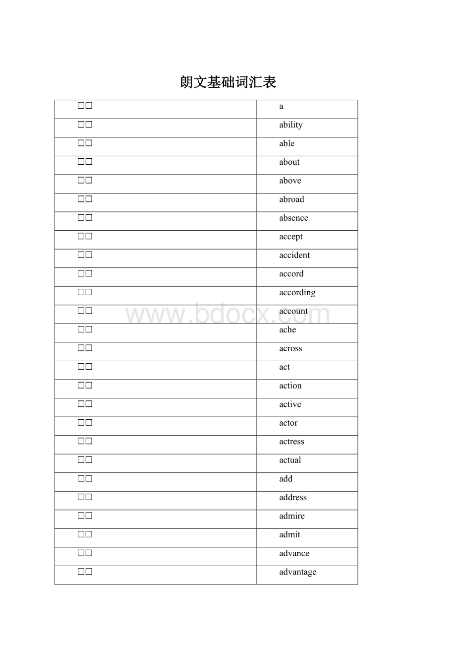 朗文基础词汇表.docx_第1页