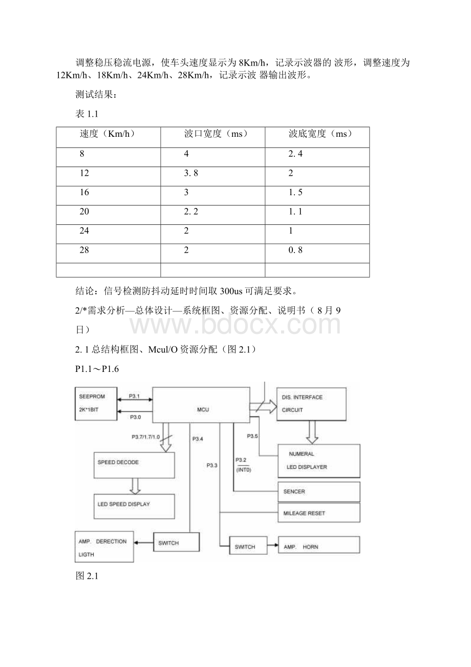 电动自行车数显车头设计说明书.docx_第3页