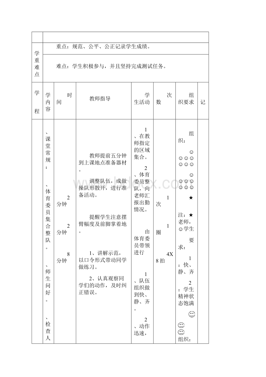 体质健康测试教案设计合集.docx_第2页