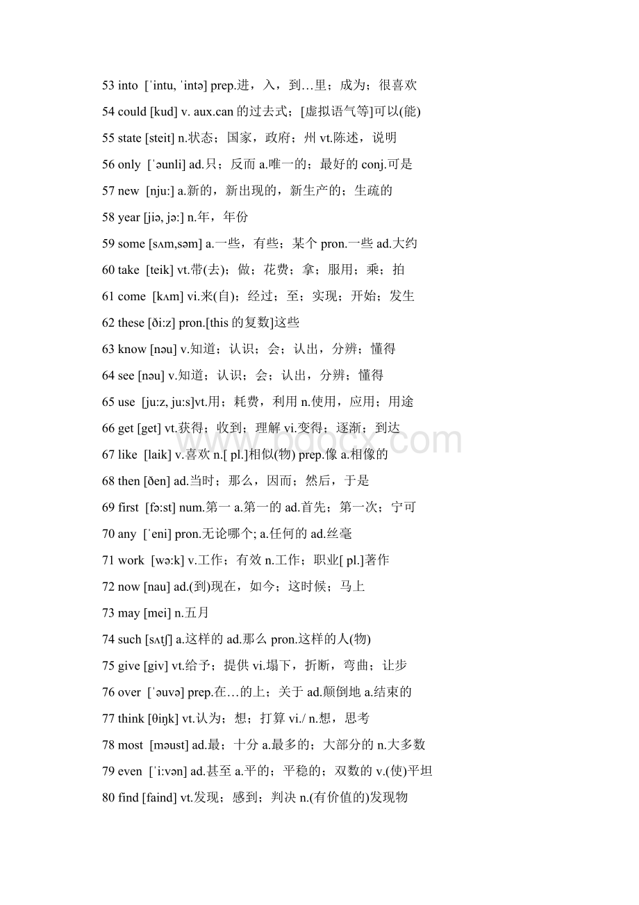 最基础的英文词汇掌握这就够了文档格式.docx_第3页