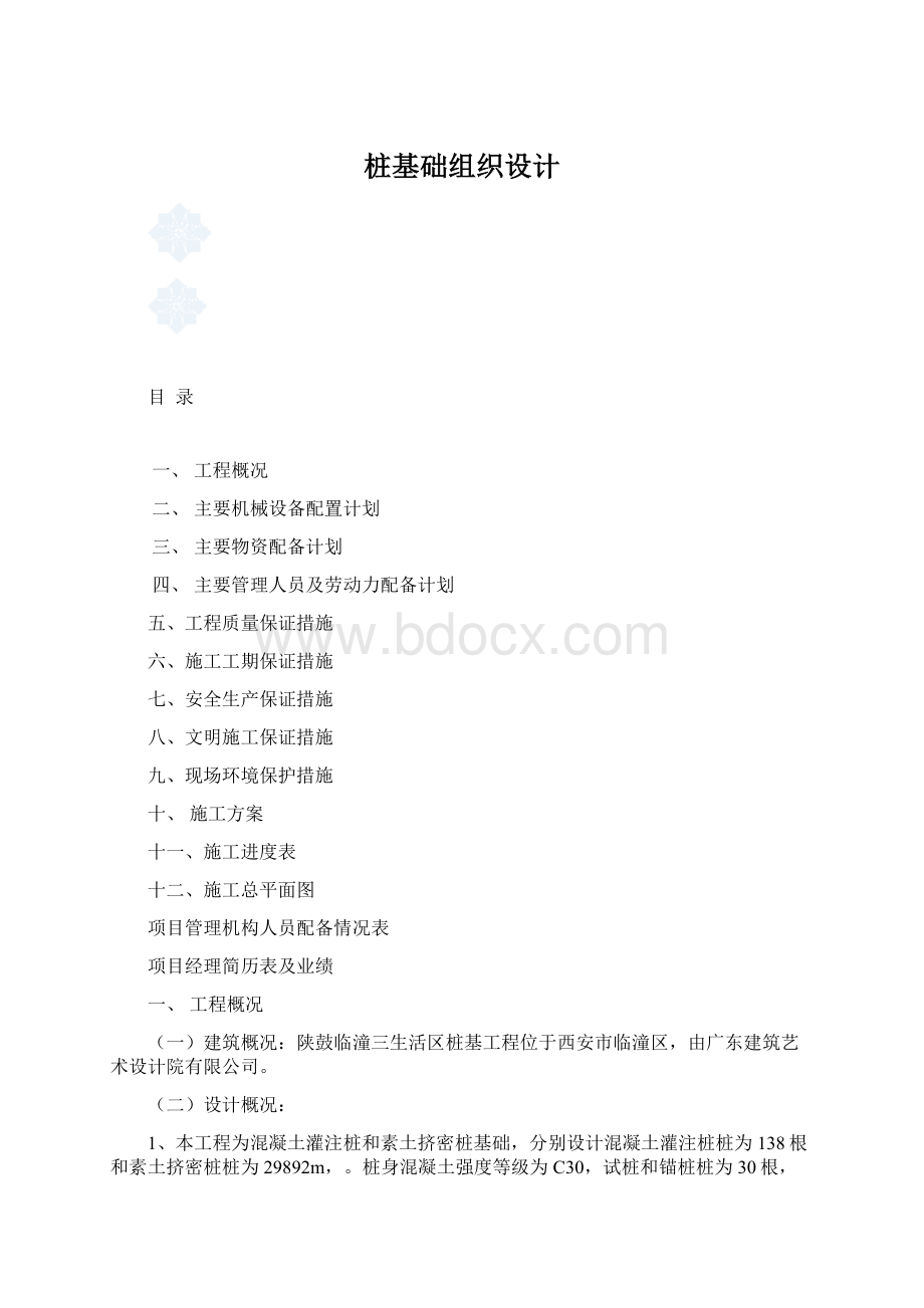 桩基础组织设计.docx_第1页