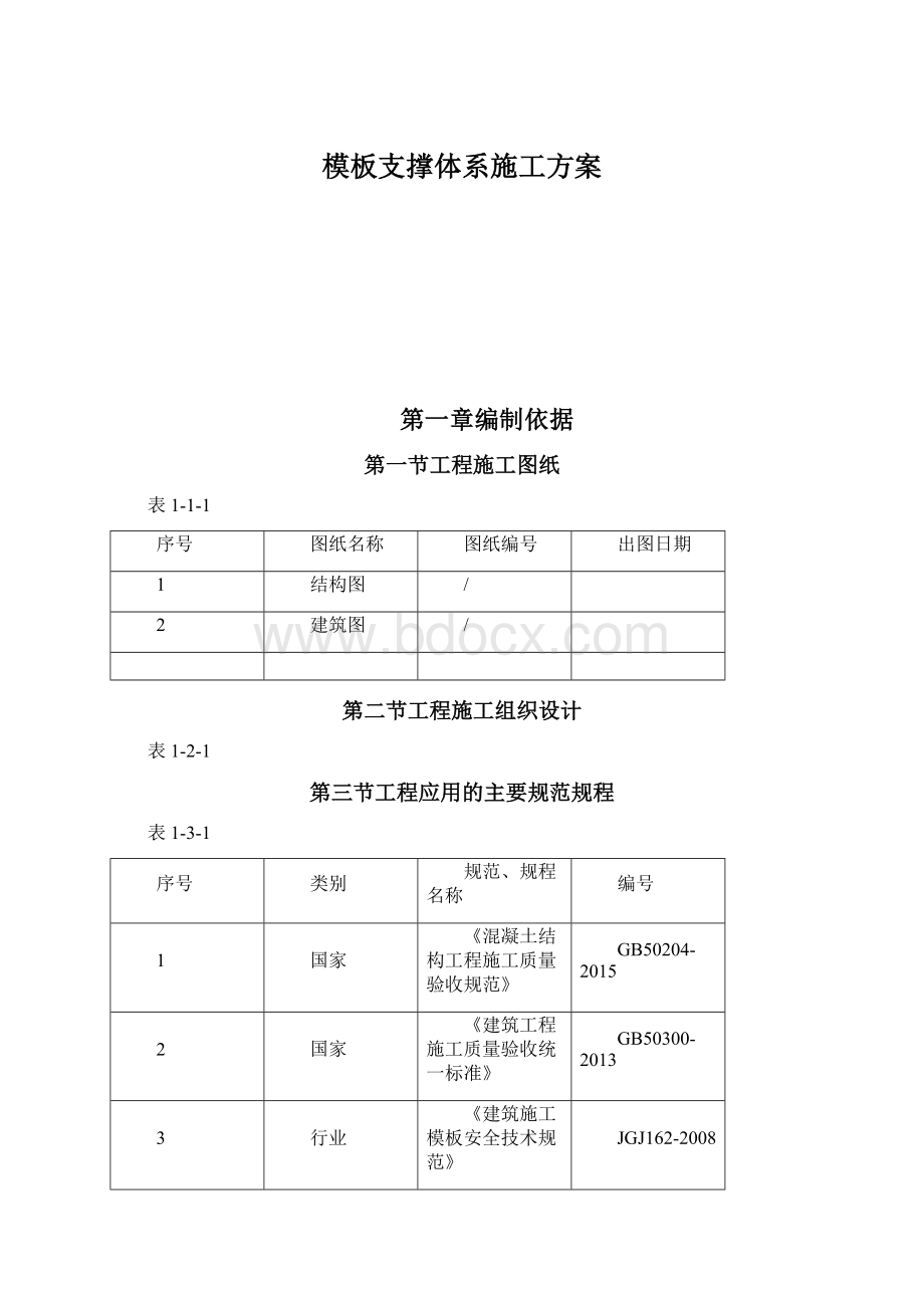 模板支撑体系施工方案.docx