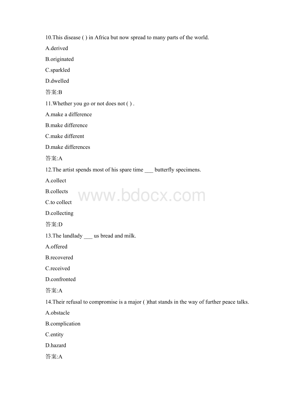 西交20春《英语4新录》在线作业3参考答案.docx_第3页