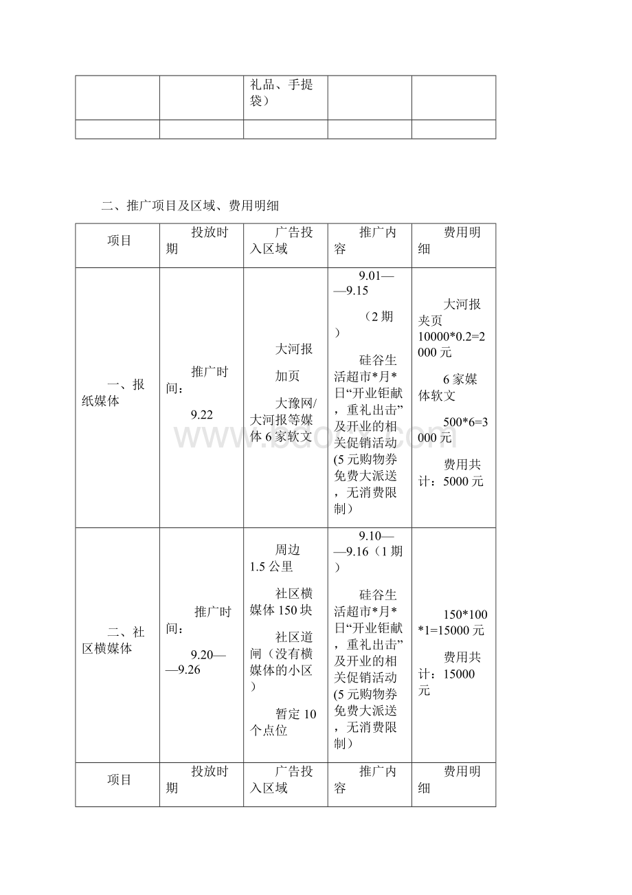 生活超市开业营销策划案Word格式.docx_第2页