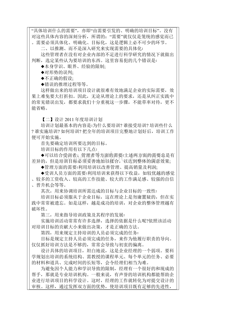 企业员工培训计划制定流程方案Word下载.docx_第2页