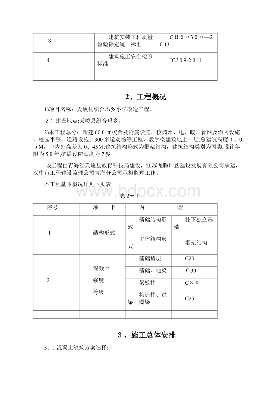 混凝土浇筑方案Word格式文档下载.docx_第2页