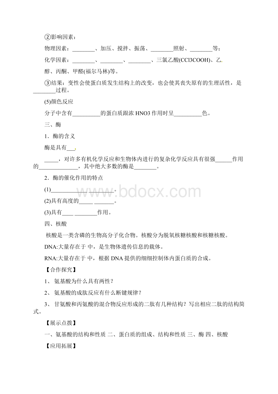 第三节 蛋白质和核酸Microsoft Office Word 文档.docx_第3页