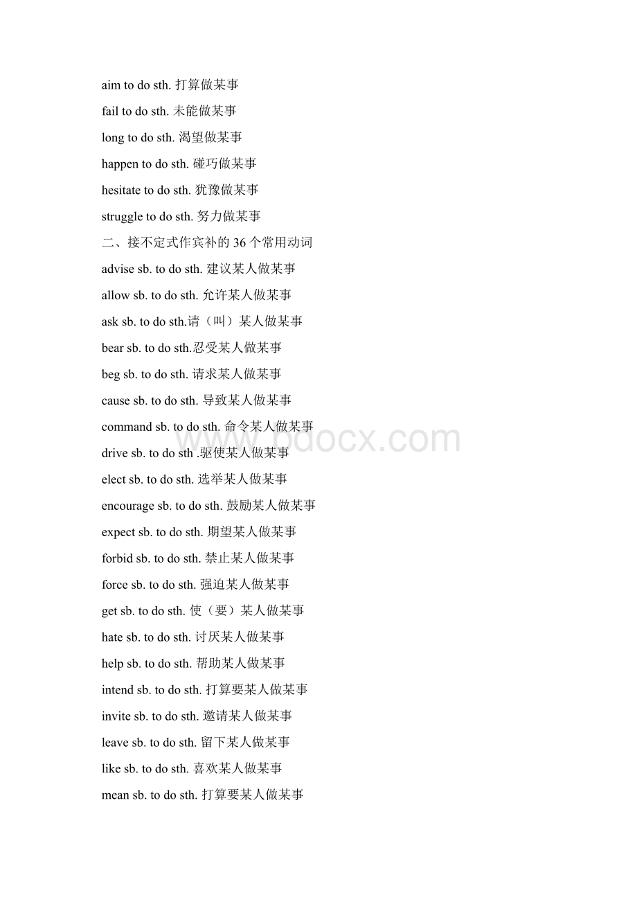 动词的用法及各种搭配Word格式文档下载.docx_第2页