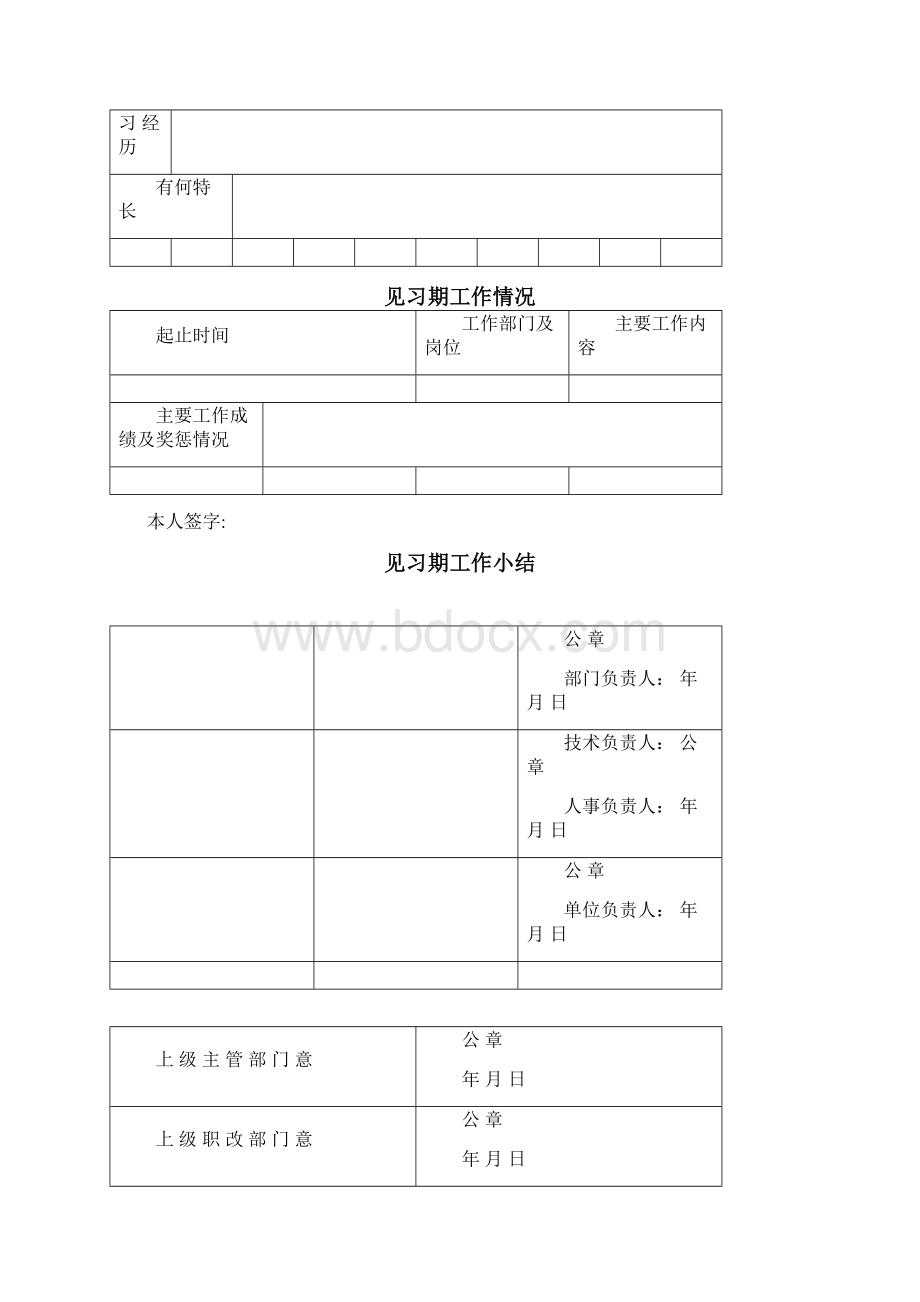 初聘专业技术职务呈报表初聘表文档格式.docx_第2页